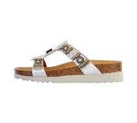 Scholl New Bogota Wedge Silver/Bronze Ciabatta Donna (Silver/Bronze, Sistema Taglie Calzature EU, Adulto, Donna, Numero, Media, 40)