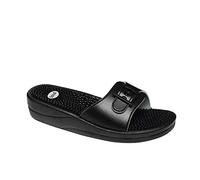 Scholl New Massage, Sandal Donna, Nero, 35 EU