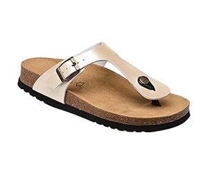 Scholl Nicole, Sandalo Donna, Light Gold, 37 EU, Oro chiaro., 37 EU