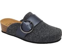 Scholl, Pantofola Donna Amalfi Clog con Plantare Bioprint, Grigio (40 EU)