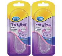 Scholl Party Feet Retro Tallone Fascia in Gel Trasparente 2x2 St