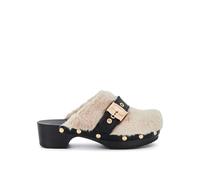 Scholl Pescura Alaska, Sandali Donna, Bianco Grezzo, 36 EU