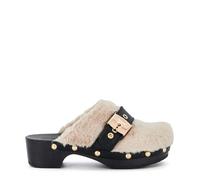 Scholl Pescura Alaska, Sandali Donna, Bianco Grezzo, 42 EU