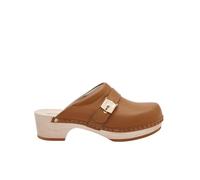 Scholl Pescura Clog 50, Sandali Donna, Cognac, 35 EU