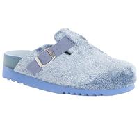 Scholl POPPY Calzature Donna in Feltro Riciclato e Microfibra Color Light Blue Size 38