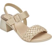 Scholl Promenade, Sandalo Donna, Platinum (Gold), 36 EU
