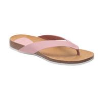 Scholl Sandali Scholl Tist 2.0 nubuck rosa con plantare Bioprint, 36