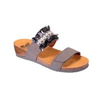 Scholl Sandali Senza Cinturino Chantal Strap, Grigio, 39 EU