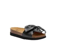 Scholl, Sandalo estivo per donna con maxi fiocco, Nero, 36 EU