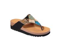 Scholl SCARPA HAVANA CANVAS + BEADS W BLACK/TURQUOISE/BEIGE TOMAIA IN CANVAS+PERLINE FODERA IN MICROFIBRA SOTTOPIEDE IN MICROFIBRA SUOLA EVA 37