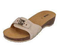 Scholl Scarpe Donna - Pantolette PESCURA Heel Cork - Off-White, bianco sporco, 39 EU