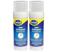 SCHOLL Set di 2 adesivi riparatori anti-crepe, per riparare, idrata e ammorbidisce i talloni asciutti