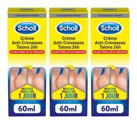 SCHOLL Set di 3 creme anti-crepe tacchi 24 ore