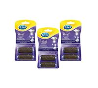 SCHOLL Set di 3 kit di 2 rotoli di ricambio a grana ultra esfoliante vellutato liscio