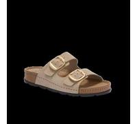 SCHOLL SHOES BORA 2 BUCKLES LEASUE W DARK BEIGE 40
