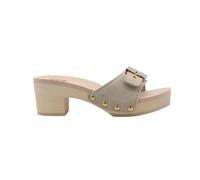Scholl, ,Shoes ,Donna ,Beige ,39 EU Zoccoli in Legno Stile Classico