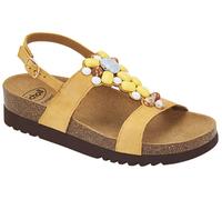 Scholl SINTRA SANDAL MICROFIBRE+ACCESSORIES WOMAN YELLOW/MULTI 38 MATERIALE MICROFIBR ACCESSORIO FODERA TOMAIA MICROFIBRA SOTTOPIEDE MICROFIBRA SUOLA EVA FITTING F ALTEZZA TACCO 20 COLLE