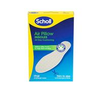 Scholl Solette con cuscino d'aria per ammortizzazione e comfort tutto il giorno, con schiuma di lattice Airflow per aiutare i piedi a respirare, strato in schiuma morbida per il comfort quotidiano,