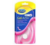 Scholl Solette Gel Activ per Tacchi Alti - Solette Scarpe Donna, Azione Ammortizzante e Antiscivolo, Comfort Superiore Tutto il Giorno, Tecnologia Gel Active per Supporto Arco Plantare