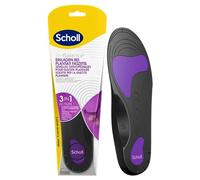 Scholl In-Balance Solette ortopediche per uomo e donna - Solette per tallone e dolore al piede e al tallone, supporto per l'arco plantare per fascite plantare, piedi piatti e iperpronazione, 37-39,5