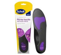 Scholl - Solette ortopediche per fascite plantare, per uomini e donne, aiutano ad alleviare il dolore da fascite plantare, inserti ortopedici di supporto per l'arco plantare, fastidio e pressione al
