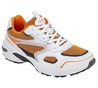Scholl Sprinter Plus, Sneaker Uomo, Bianco Arancio, 46 EU
