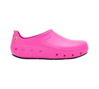 Scholl Ultragrip Shoe - Zoccoli Sanitari Professionali per Uomo o Donna, Ultra Leggeri, Comodi e Traspiranti con Suola Antiscivolo e Chiusura sul Tallone - Fucsia - 45 EU