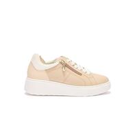 Scholl Urban Zip, Sneakers Donna con Plantare in Memory Cushion - Beige - 39 EU