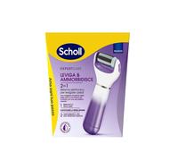 Scholl Velvet 2in1 Leviga e Ammorbidisce Sistema di Pedicure Elettronico per