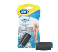 Scholl Velvet Soft, 2 Ricambi con Cristalli di Diamante per il Roll Professionale per Pedicure Velvet Smooth, Testine ad Azione Esoliante per Piedi Lisci e Morbidi, Confezione da 2 Pezzi