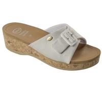 Scholl WAPPY LEATHER WOMENS WHITE MEMORY CUSHION BIANCO 35