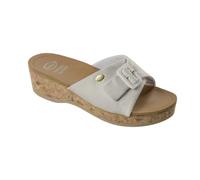 Scholl - Wappy Sandalo Memory Cushion Bianco Numero 38 Confezione 1 Paio