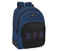 Zaino Scuola BlackFit8 Urban Nero Blu Marino (32 x 42 x 15 cm)
