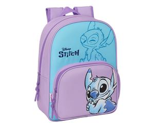 School Bag Stitch Sweet Blue Lilac 26 x 34 x 11 cm