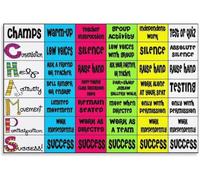 School Behavior Poster Classroom Management Educational Art