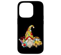 School Bus Driver Graphic For Women And Men Teacher Gnome Custodia per iPhone 14 Pro