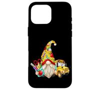 School Bus Driver Graphic For Women And Men Teacher Gnome Custodia per iPhone 16 Pro Max