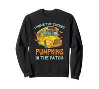 School Bus Driver I Guide The Cutest Pumkins nella Patch Felpa