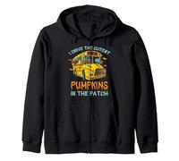 School Bus Driver I Guide The Cutest Pumkins nella Patch Felpa con Cappuccio