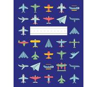 School Composition Notebook Story Paper Journal: Dashed Midline And Picture Space School Exercise Book | 120 Story Pages | Planes