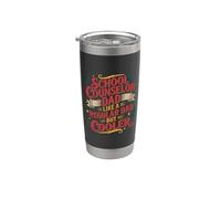 School Counselor Dad Like A Regular Dad But Cooler - Bicchiere termico in acciaio inox doppia parete