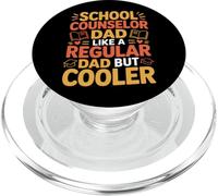 School Counselor Dad Like A Regular Dad But Cooler - PopSockets PopGrip per MagSafe
