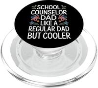 School Counselor Dad Like A Regular Dad But Cooler - PopSockets PopGrip per MagSafe