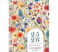 School Counselor Planner 2025-2026: Weekly, Daily and Hourly Planning for Counselors | Pretty Butterfly Design