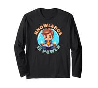 School Education Reading Teacher Knowledge Power Maglia a Manica