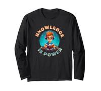 School Education Reading Teacher Knowledge Power Maglia a Manica