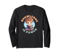 School Education Reading Teacher Knowledge Power Maglia a Manica