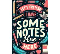School fancy notebook for those who don't really care about notes(lined)