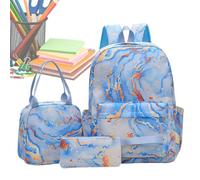 School Girls Backpack - Spacious Main Compartment, Matching Cooler Tote | Colorful Student Pack With Insulated Food Section, Lightweight Design For Camp Picnic Library