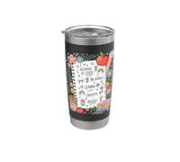 School Is Cool Impara Crea Leggi Design Studente Bicchiere termico in acciaio inox doppia parete